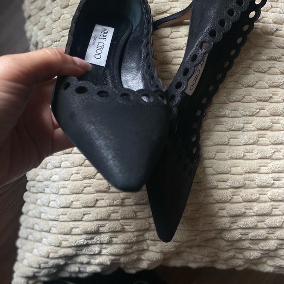 Jimmy Choo kitten heels black 36 1/2 - Picture 6 of 13